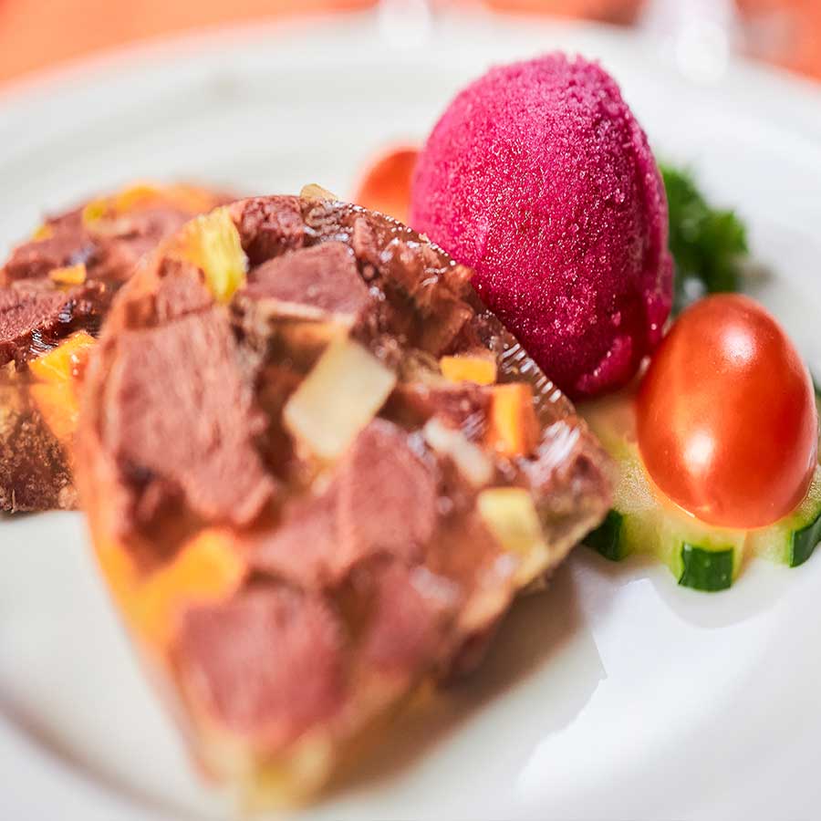 Feine Vorspeisen und weitere kulinarische Genüsse